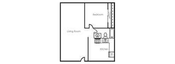 1 Bed 1 Bath