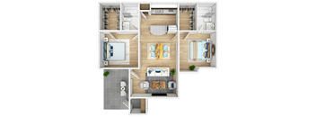 bedroom floor plan an overview of the room layouts of a house