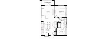 A3_769sqft at Residences at 3000 Bardin Road, Texas, 75052