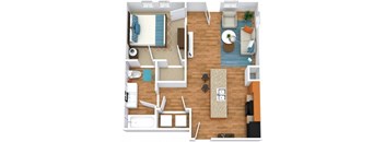 1 bed 1 bath at The Landings at Brooks City-Base Apartments , Texas 78235
