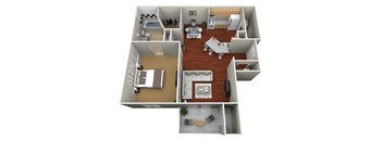 A1 Floor Plan at Cornerstone Ranch, Katy, Texas