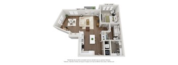 A3 floor plan at Kessler, Fort Worth, TX, 76137