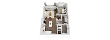 A5 Floor plan at Kessler, Texas, 76137