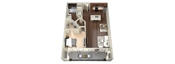 1 bed 1 bath H at Aviator West 7th Apartments , Fort Worth, TX