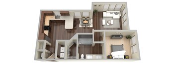 1 bed 1 bath L at Aviator West 7th Apartments , Texas