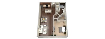 1 bed 1 bath M at Aviator West 7th Apartments , Texas 76107