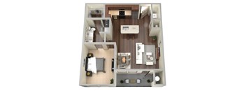 1 bed 1 bath O at Aviator West 7th Apartments , Fort Worth, TX