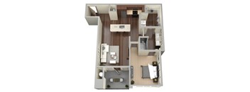 1 bed 1 bath P at Aviator West 7th Apartments , Fort Worth, 76107
