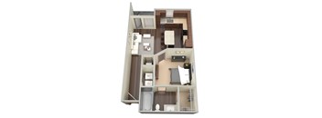 1 bed 1 bath at Aviator West 7th Apartments , Fort Worth, TX, 76107