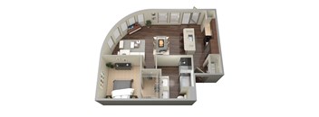 1 bed 1 bath S at Aviator West 7th Apartments , Texas