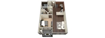 1 bed 1 bath E at Aviator West 7th Apartments , Texas