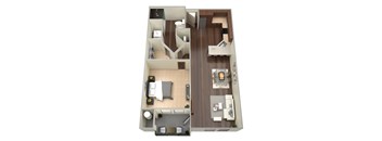 1 bed 1 bath F at Aviator West 7th Apartments , Texas 76107