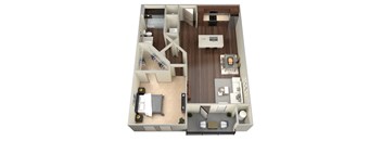 1 bed 1 bath G at Aviator West 7th Apartments , Fort Worth, TX, 76107