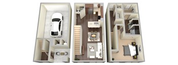 1 bed 1 bath T at Aviator West 7th Apartments , Texas 76107