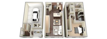 1 bed 1 bath U at Aviator West 7th Apartments , Fort Worth, TX, 76107