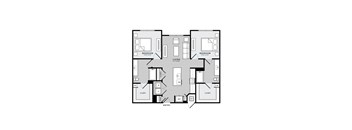 B1 Floorplan at Cobalt, Saginaw, TX