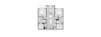 B2 Floorplan at Cobalt, Saginaw, 76131