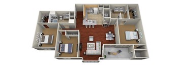 C2 Floor Plan at Cornerstone Ranch, Katy, TX, 77450