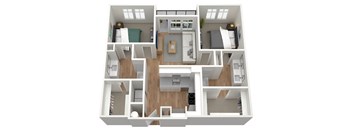 2 bedroom 2 bath B at Birdie on Woodland Greens, Texas