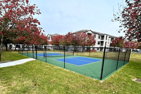 Tennis Court at Rosemary Apartments, Conroe