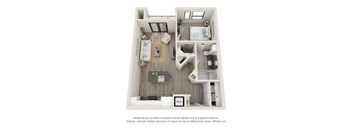 A2 Floor Plan at Durham Heights, Houston