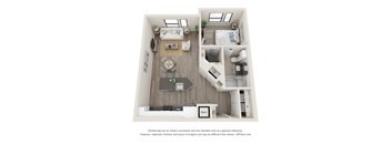 A2D Floor Plan at Durham Heights, Texas, 77008