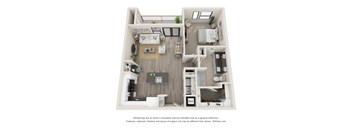 A3 Floor Plan at Durham Heights, Texas