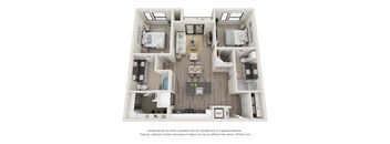 B5 Floor Plan at Durham Heights, Houston, TX