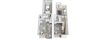 Harbor Floor Plan at Tranquility Grove, Houston