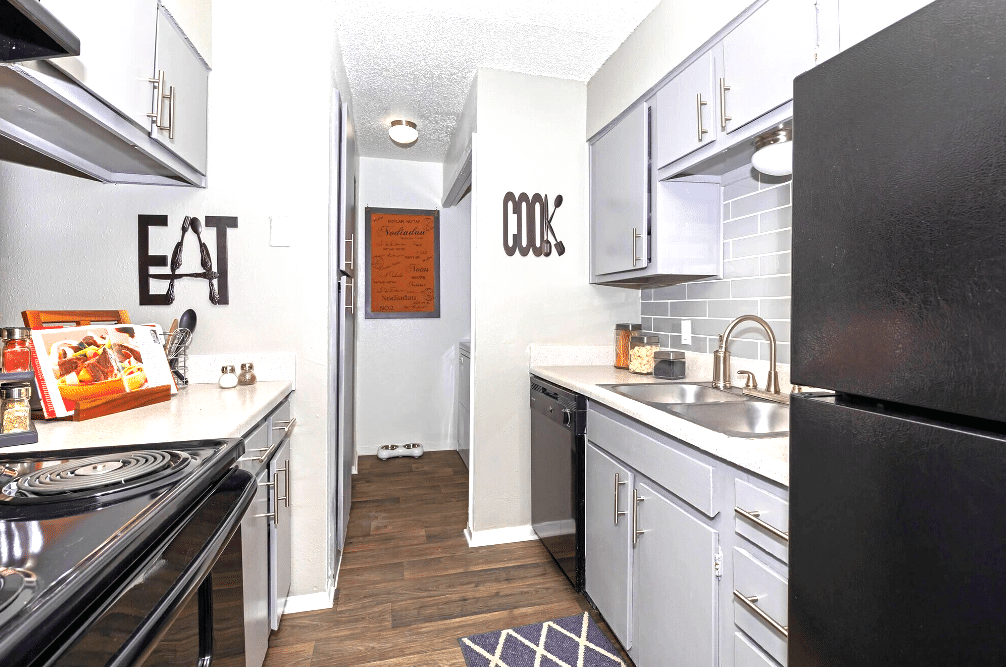 Fully Equipped Kitchen With Modern Appliances at Melia, San Antonio, Texas, 78229