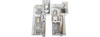 Oasis Floor Plan at Tranquility Grove, Houston, TX 77090
