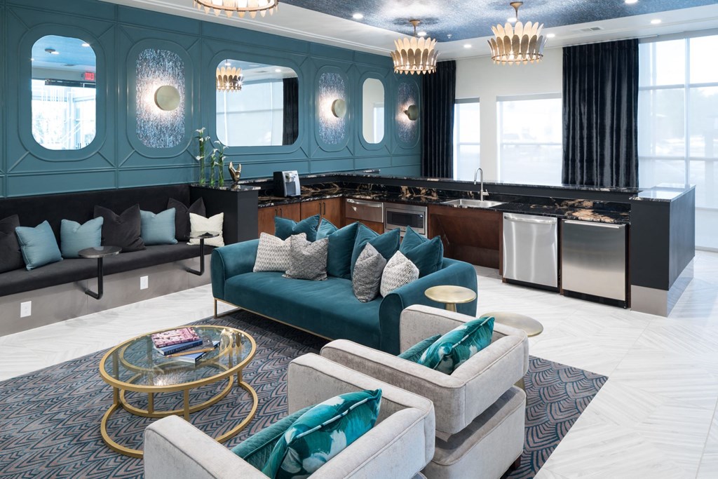 Resident Lounge at Gatsby on Ross, Dallas, 75204