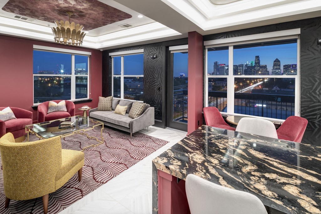 Lounge Area at Gatsby on Ross, Dallas