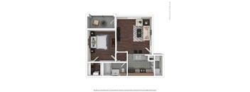 1 bed 1 bath Renovated at Rosemary Apartments, Conroe, 77384