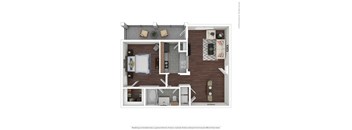 1 bed 1 bath A at Rosemary Apartments, Conroe, Texas