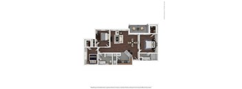 3 bed 2 bath C at Rosemary Apartments, Conroe, TX, 77384