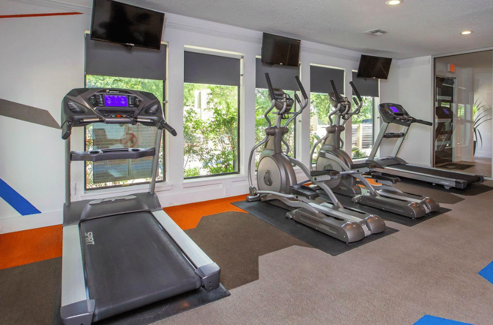 Gym with exercise equipment at Melia, San Antonio, TX