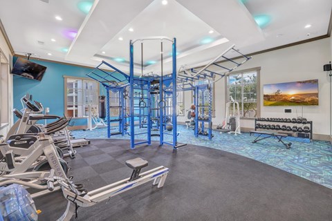 Fitness Room at The Ranch at Fossil Creek, Haltom City, 76137