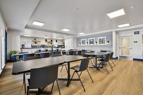 Community Room With Kitchen at Terracina at Winding Creek, California