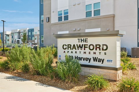 The Crawford Apartments is located at 20 Harvey Way.