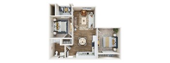 Unit B1 at The Orion Senior Apartments - Orange, CA, Orange California