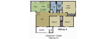 Terracina at Reno 3-bedroom floor plan