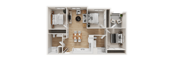 3 bed 2 bath at Terracina at Winding Creek Apartments, California