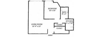 1 Bed / 1 Bath - Grande