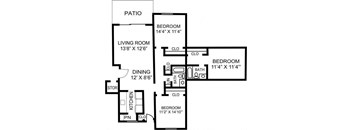 3/2 Floor Plan