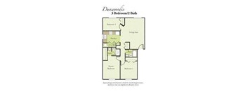 3/2 Floor Plan