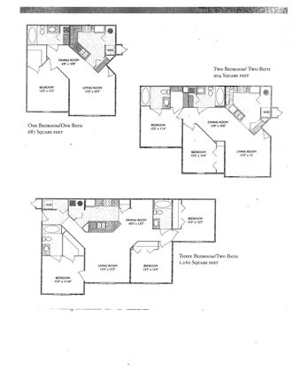 the floor plans for the homes