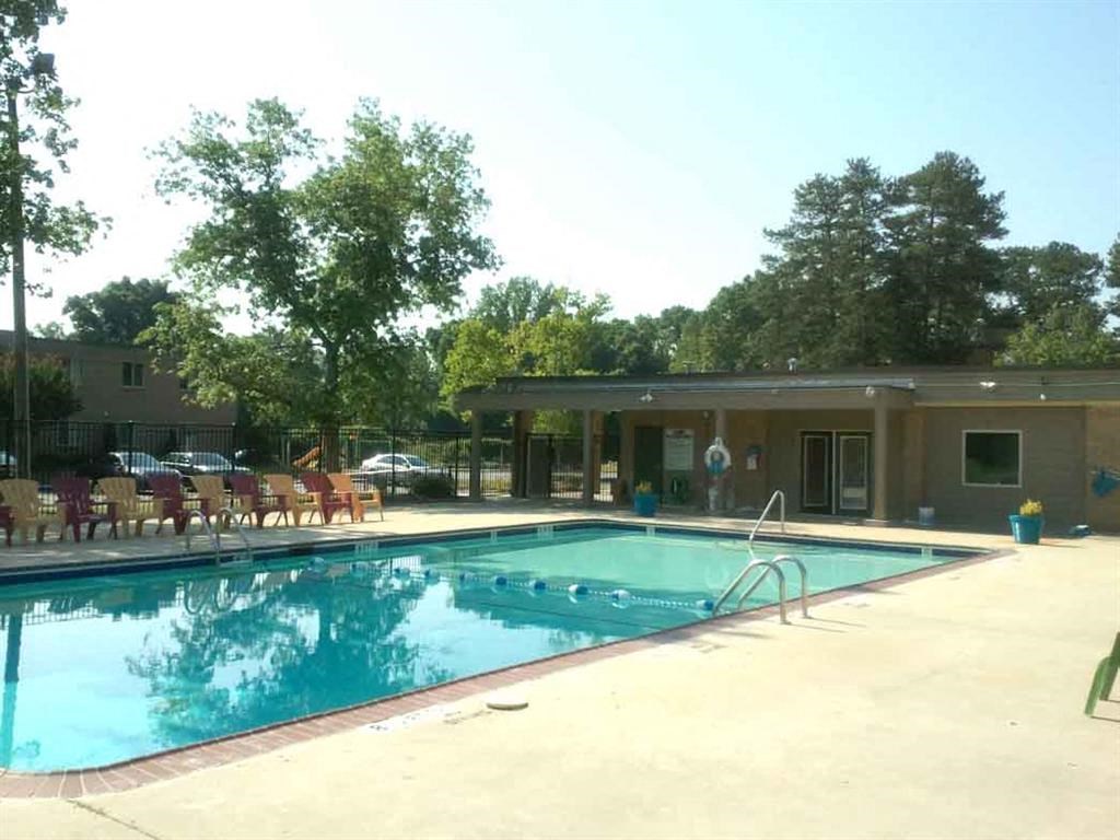 the swimming pool at our hotel