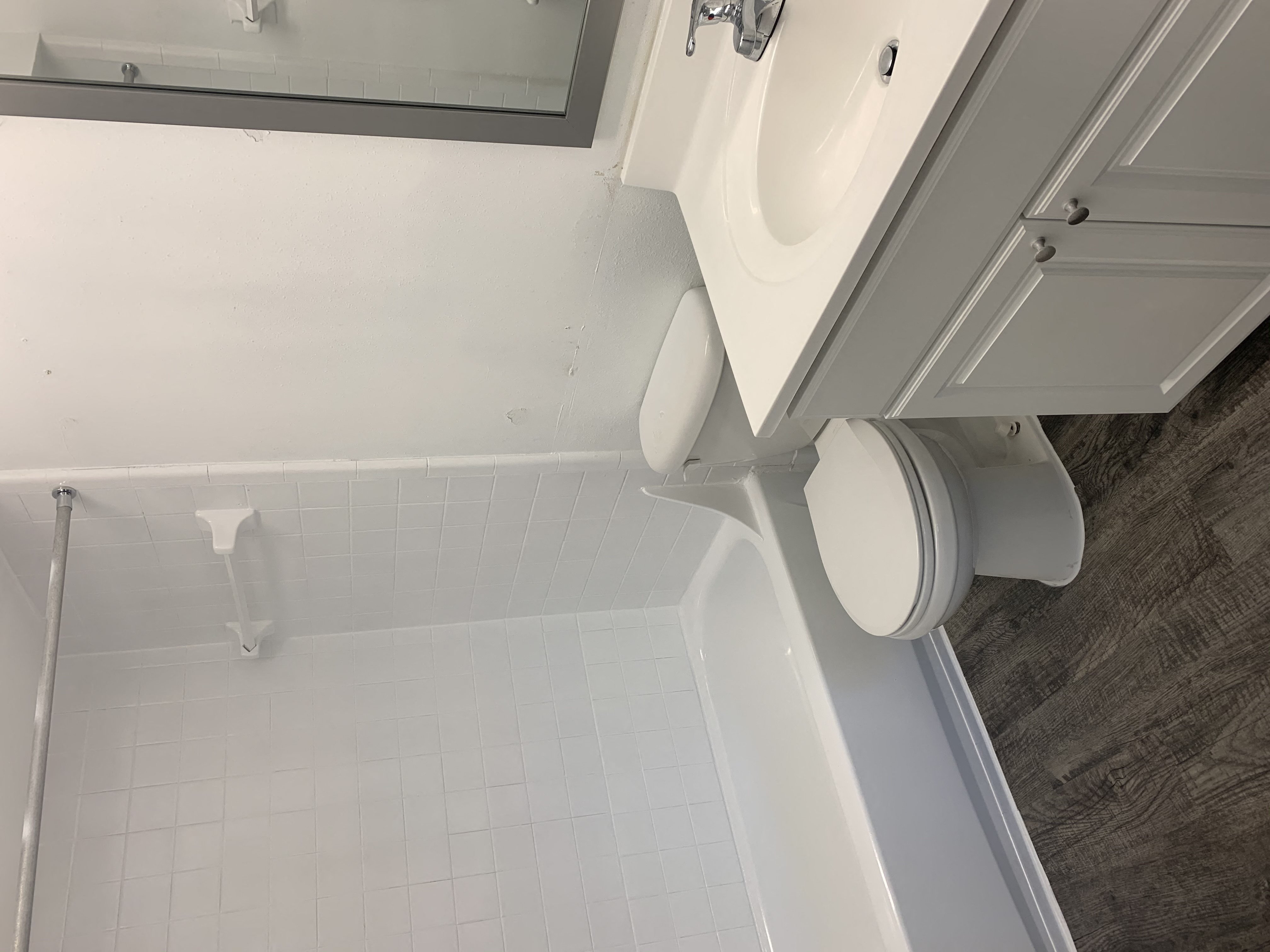 a small bathroom with a toilet and a sink