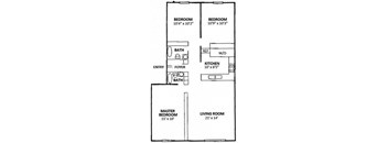 3 Bedroom / 2 Bath